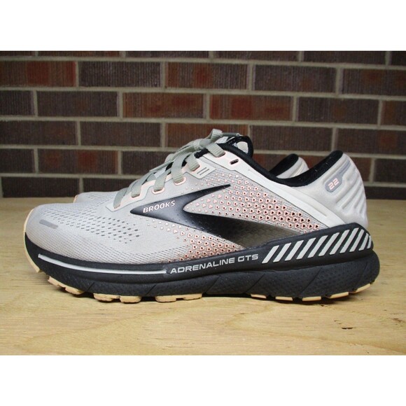 Brooks Womens Adrenaline GTS 22 1203531B035 Gray Running Shoes Sneakers 9 B - Picture 10 of 16